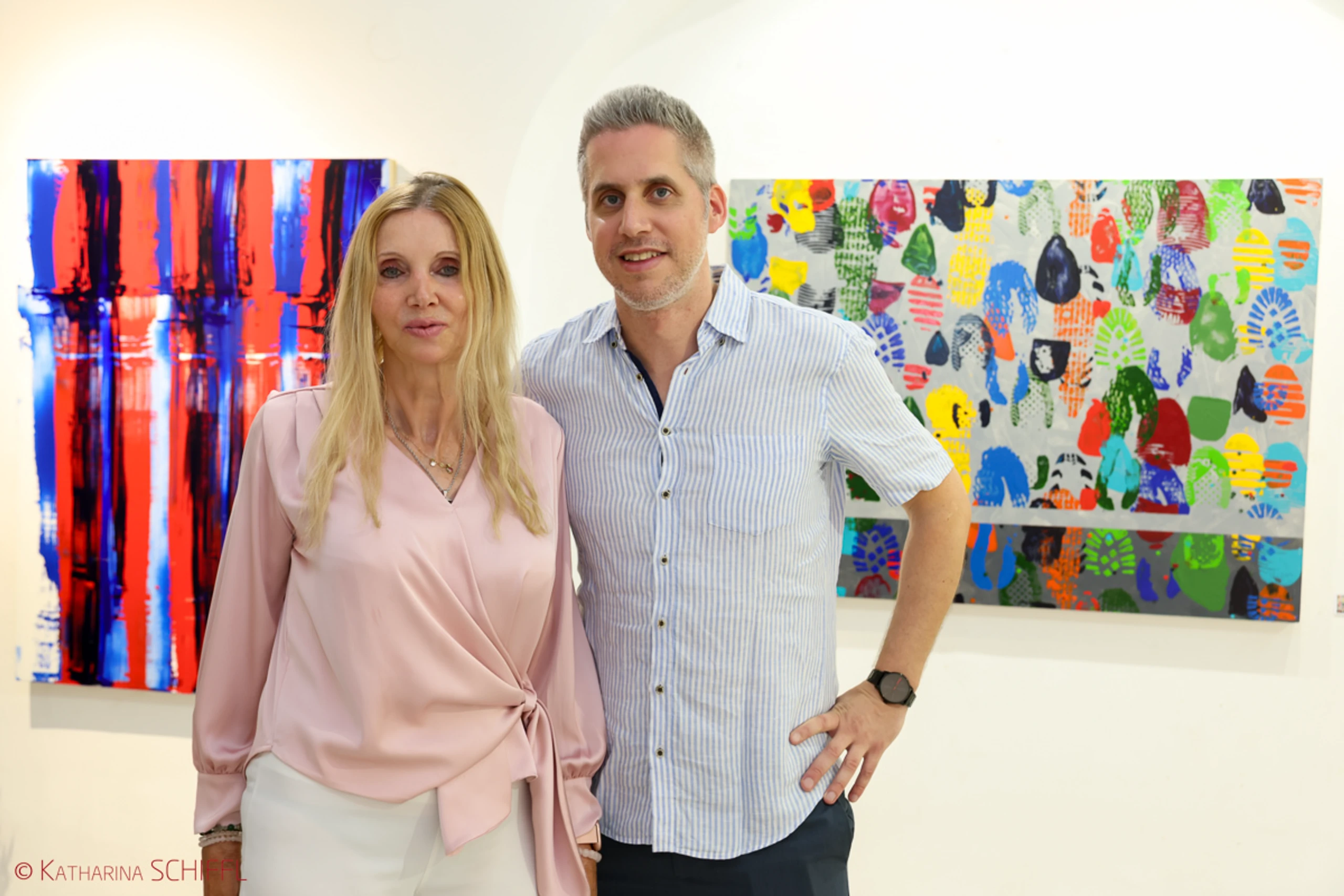 Summer solo exhbition Vernissage with Lawrence Armstrong