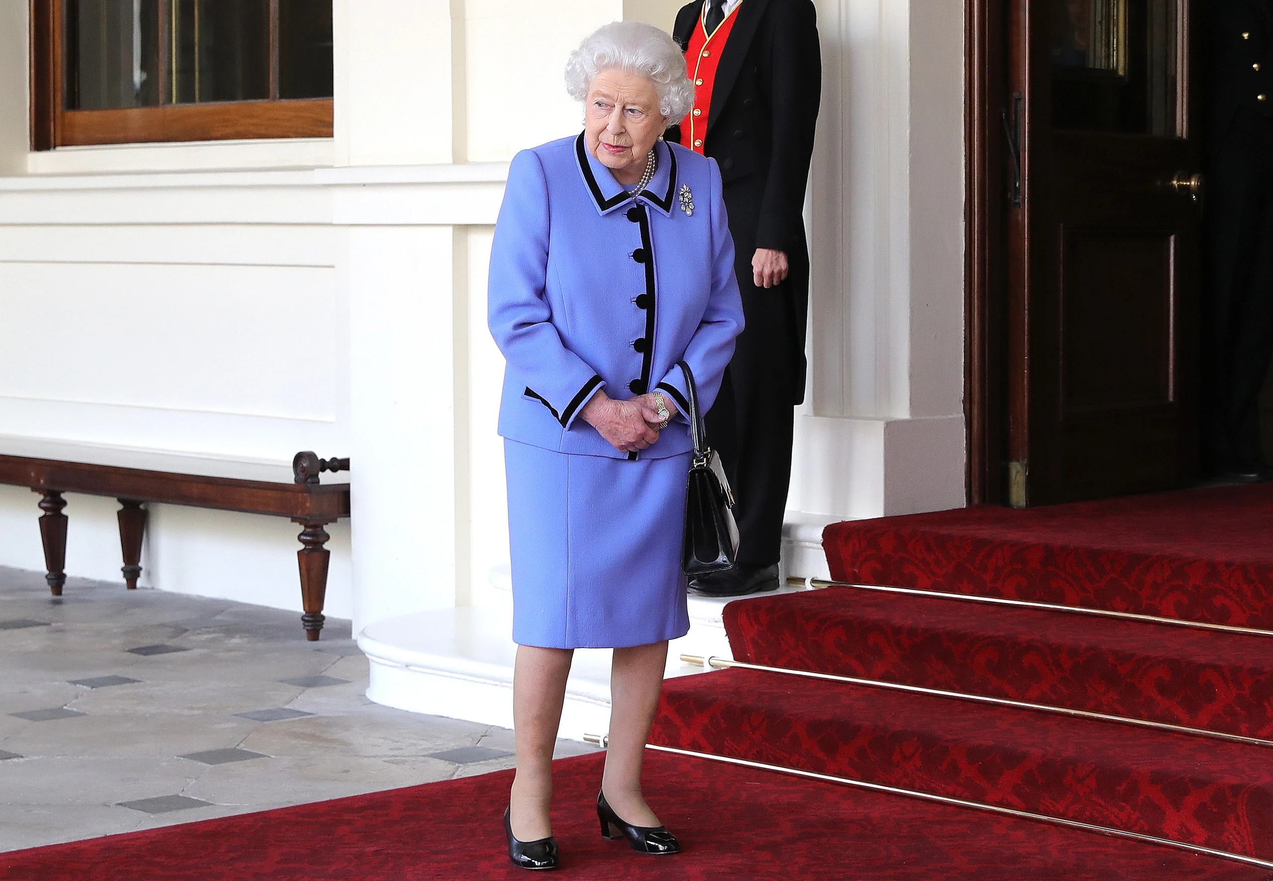 © Christopher Furlong / POOL / AFP Blurred image background