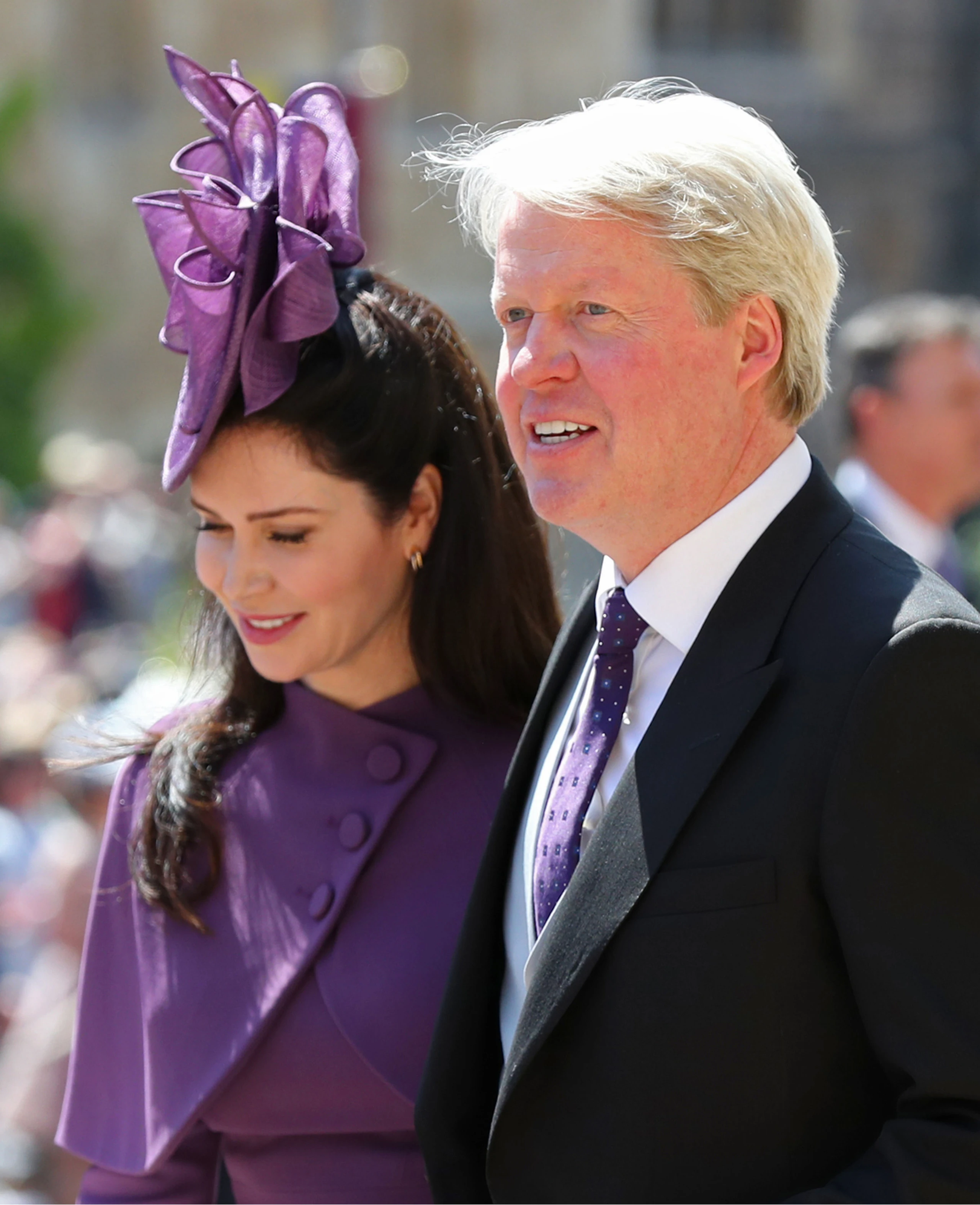© Gareth FULLER / POOL / AFP Blurred image background