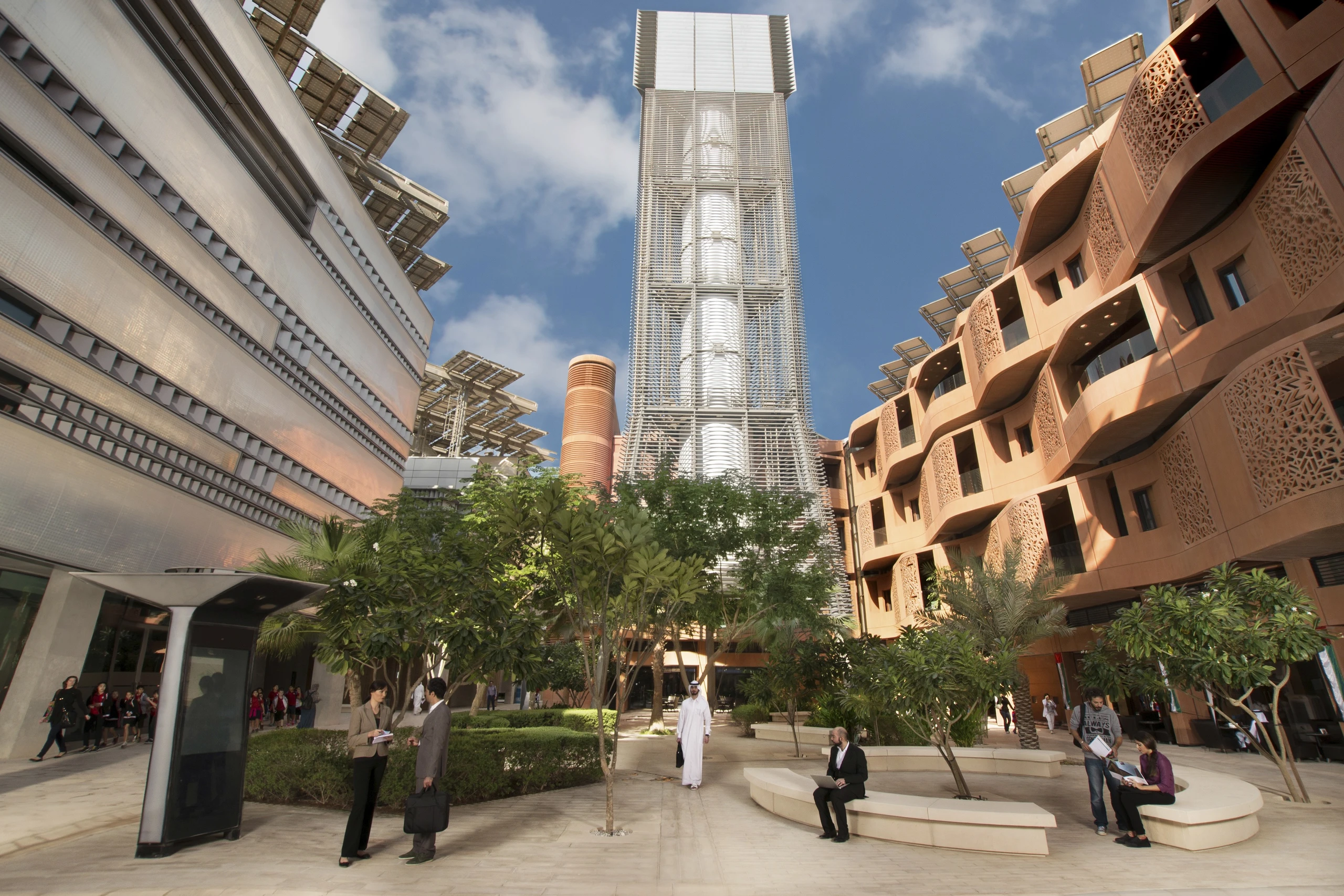 © Masdar City Blurred image background