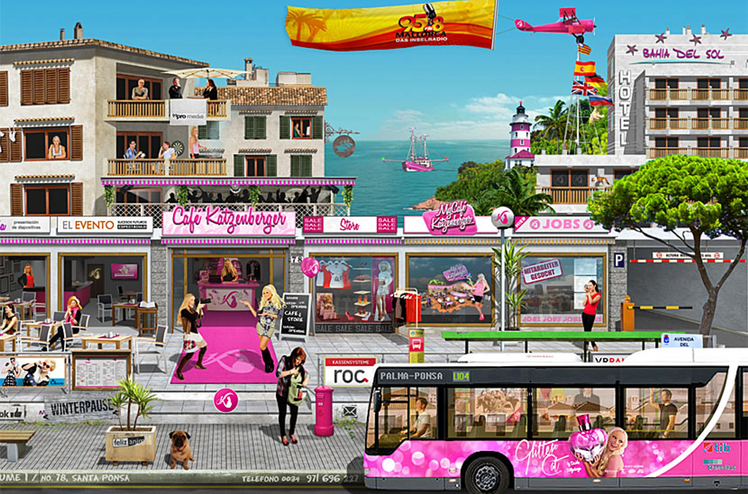 © http://www.cafe-katzenberger.de/ Blurred image background