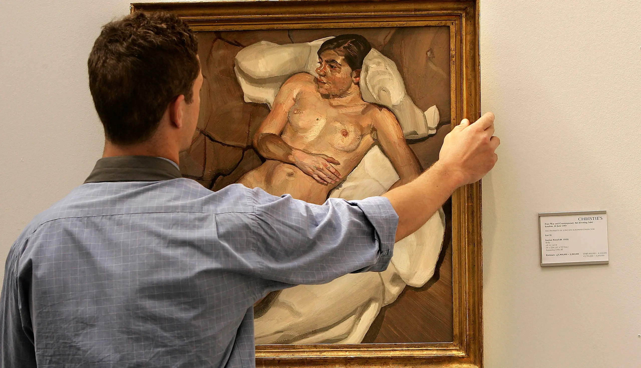Ein Gemälde von Lucian Freud