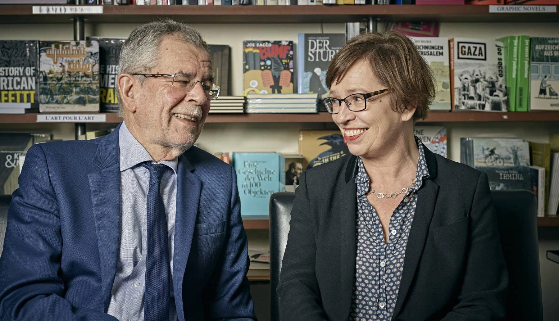 Alexander van der Bellen und Doris Schmidauer