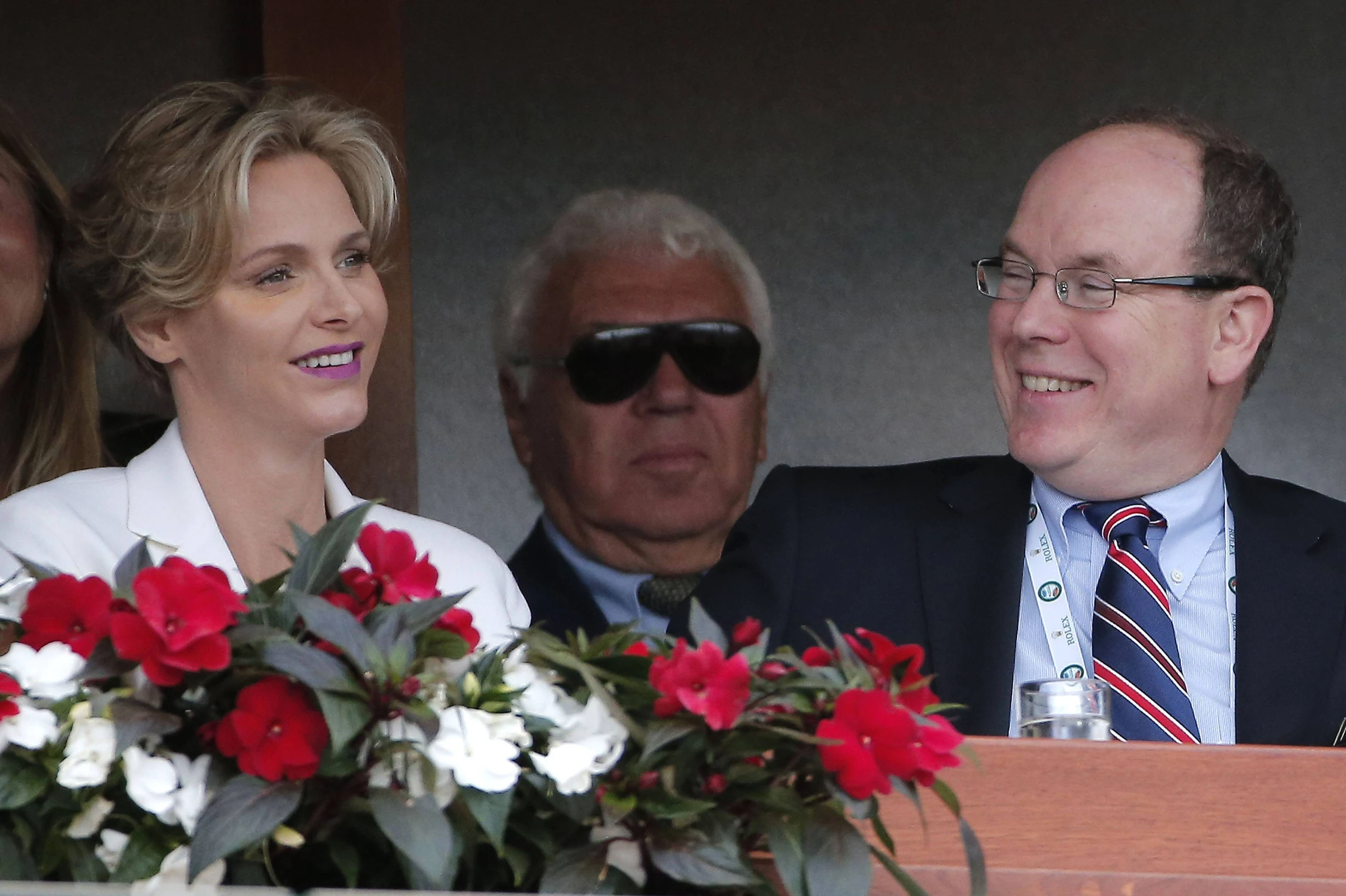 Charlene und Albert von Monaco