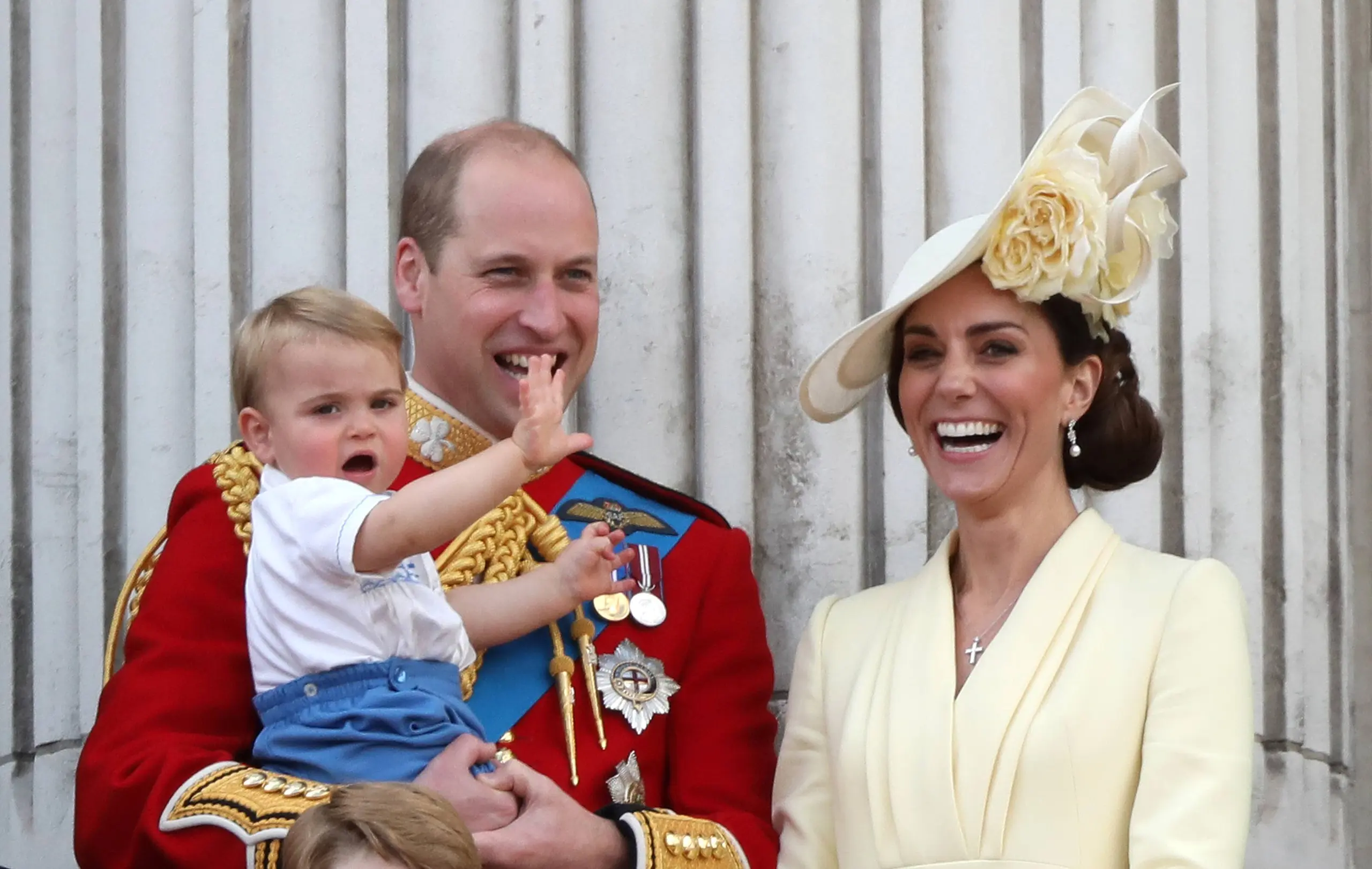 William und Kate mit Prinz Louis