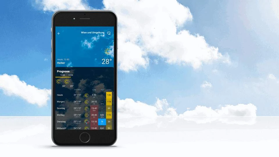 © Bergfex WetterApp Blurred image background