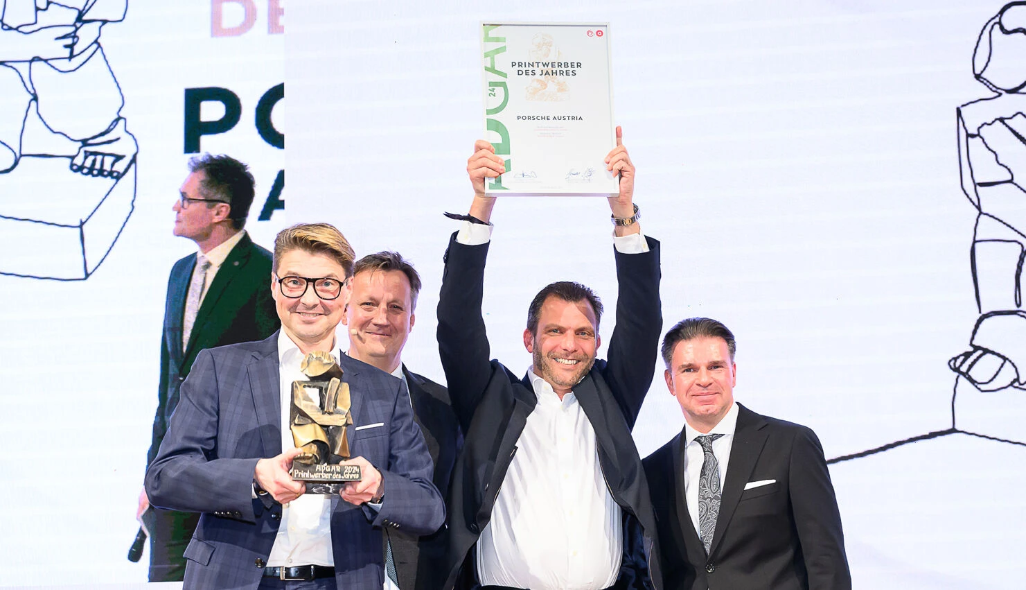 Porsche Austria als Printwerber des Jahres 2023 ausgezeichnet