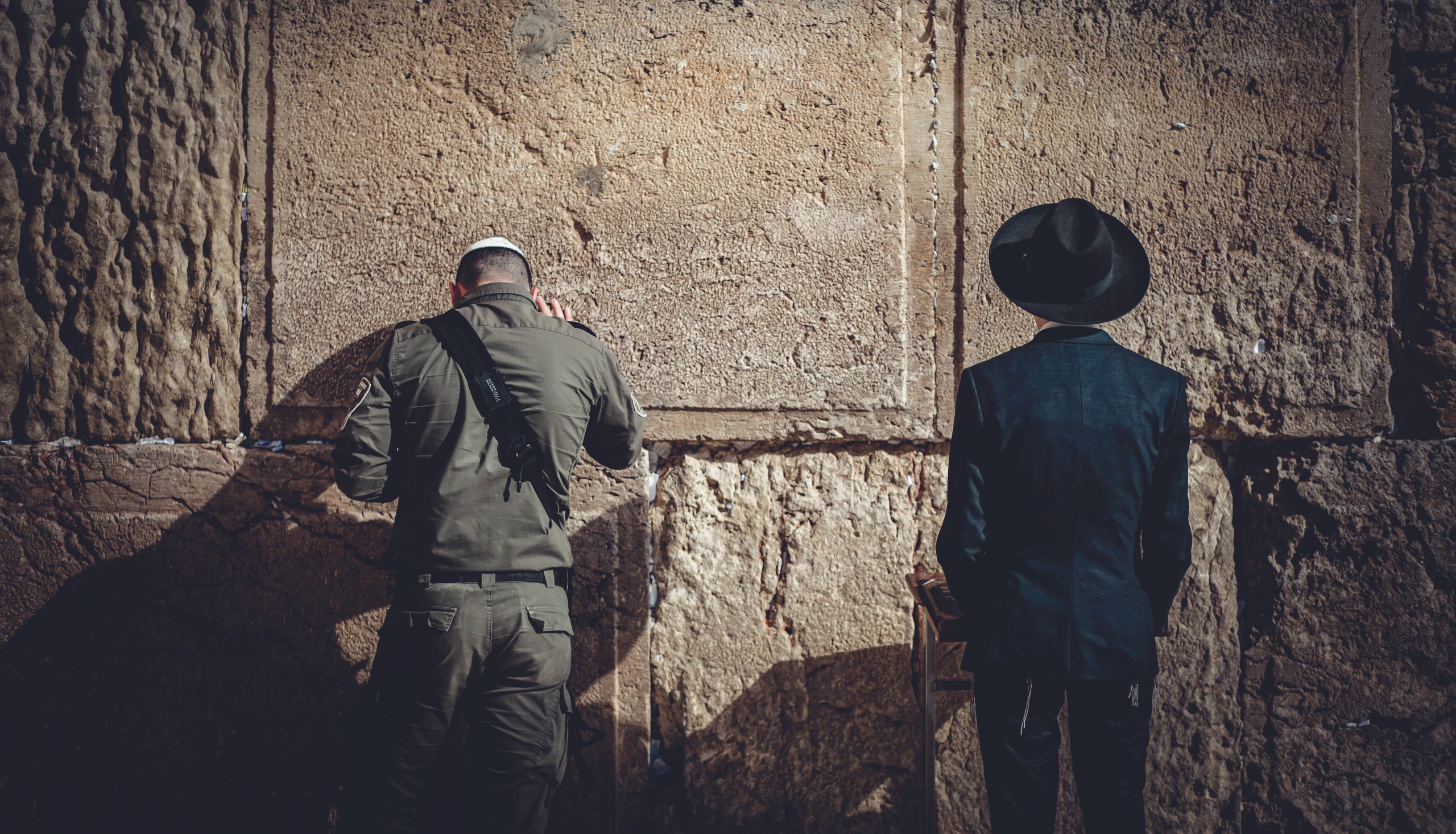 Die Klagemauer in Jerusalem
