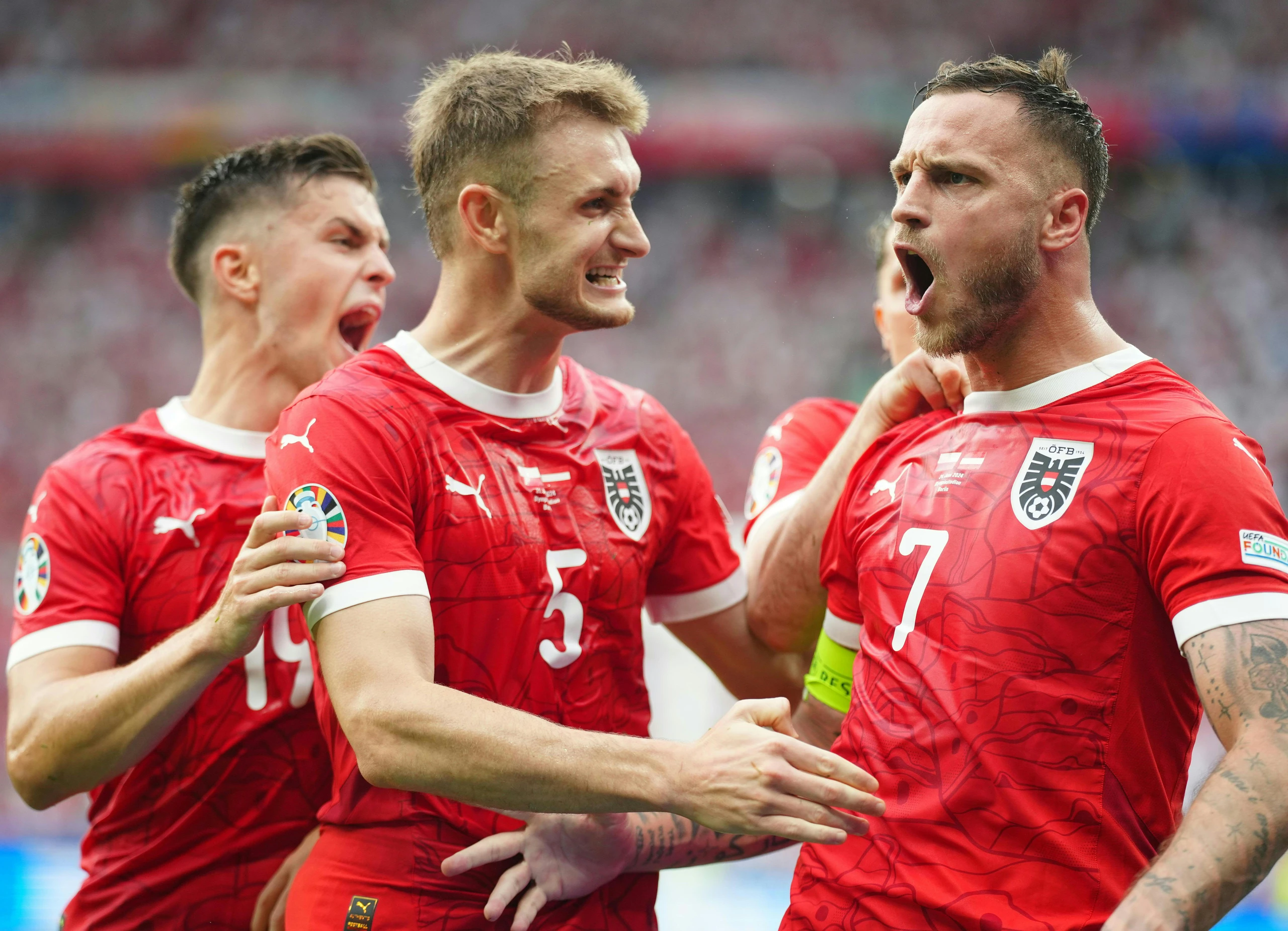 EURO 2024: Österreich feiert Sieg gegen Polen