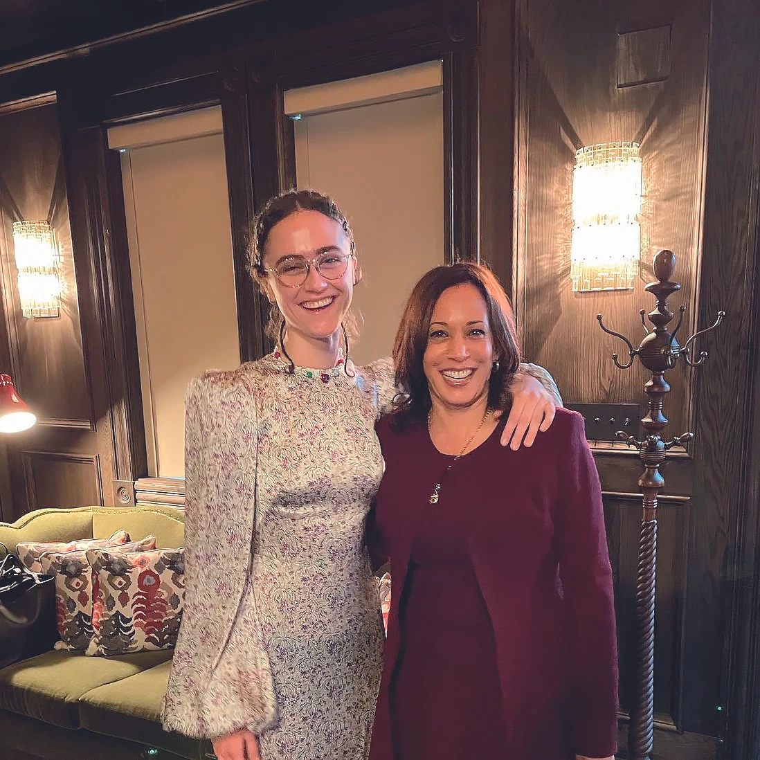 © Kamala Harris via Twitter Blurred image background