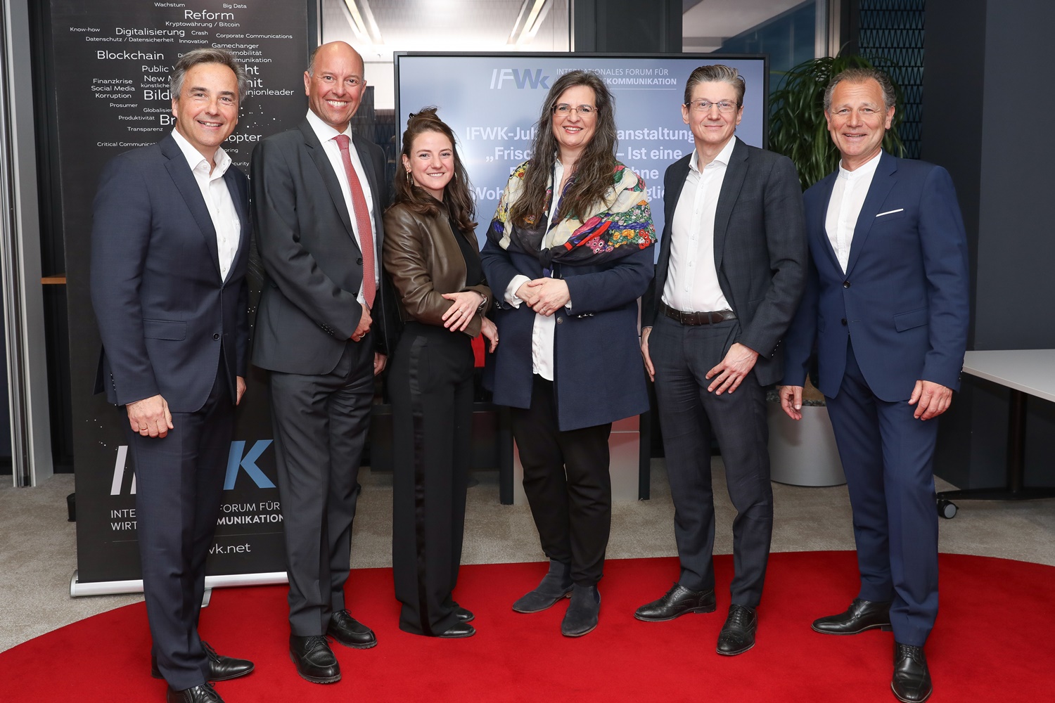 v.l. Siegfried Nagl, Michael Sponring, Anna Pölzl, Gabriela Maria Straka, Martin Wagner, Rudolf J. Melzer