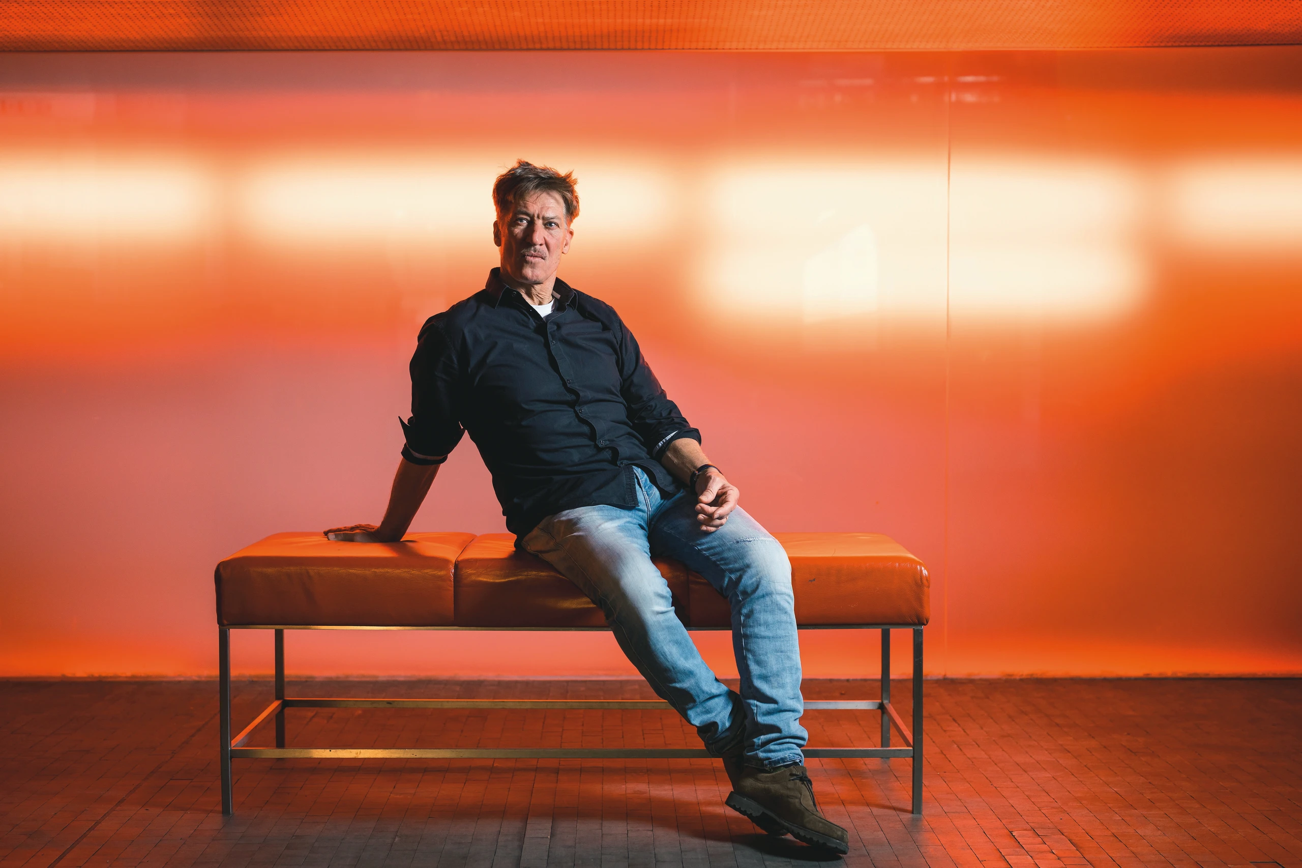 Interview mit Tobias Moretti und Andreas Schett im MQ Wien am 21. März 2025. Foto: Matt Observe. News und Kultur.