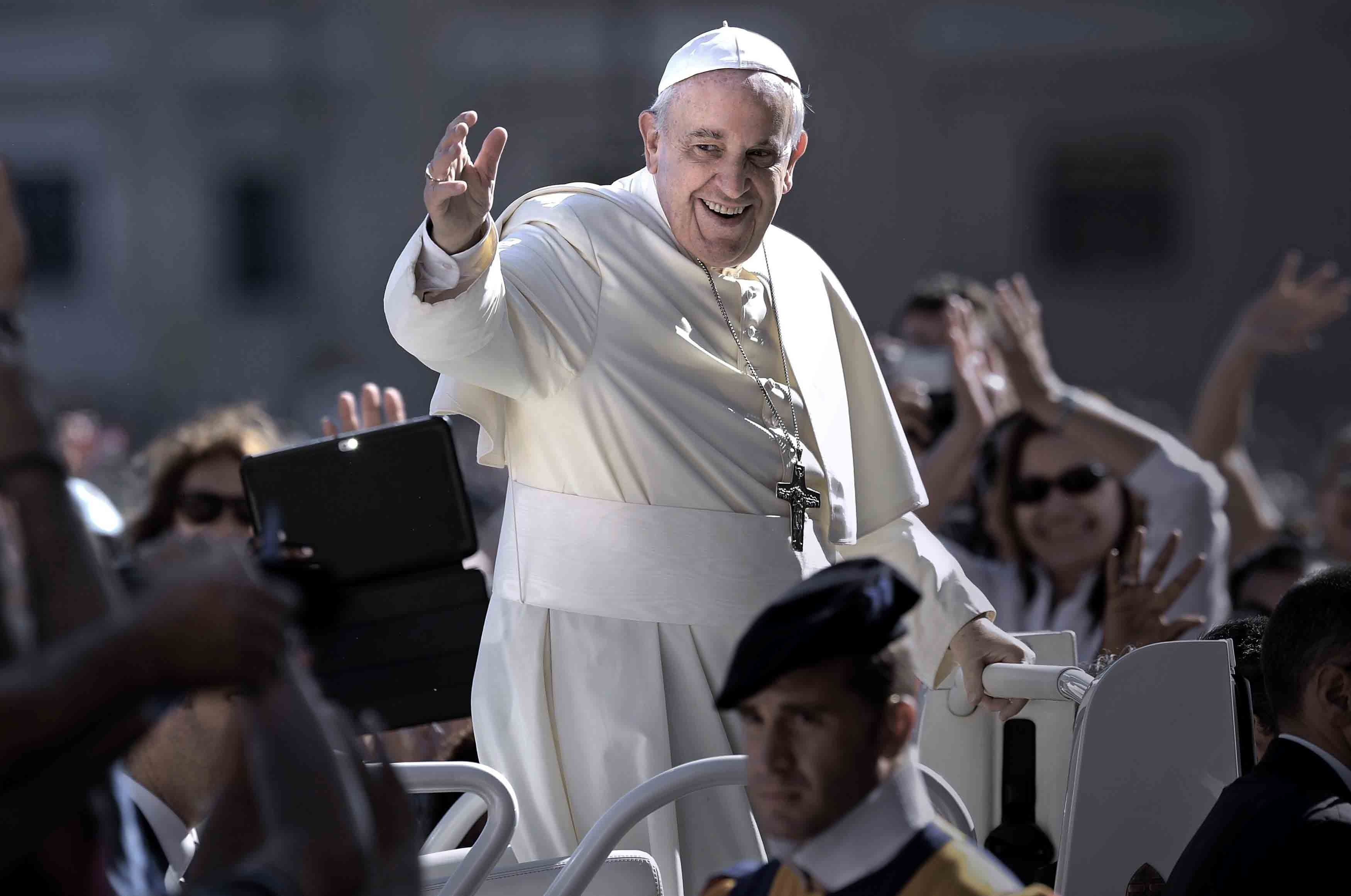 Papst Franziskus, verstorben am Ostermontag im Alter von 88 Jahren in seiner Residenz im Vatikan. Foto von Photo Press Service.