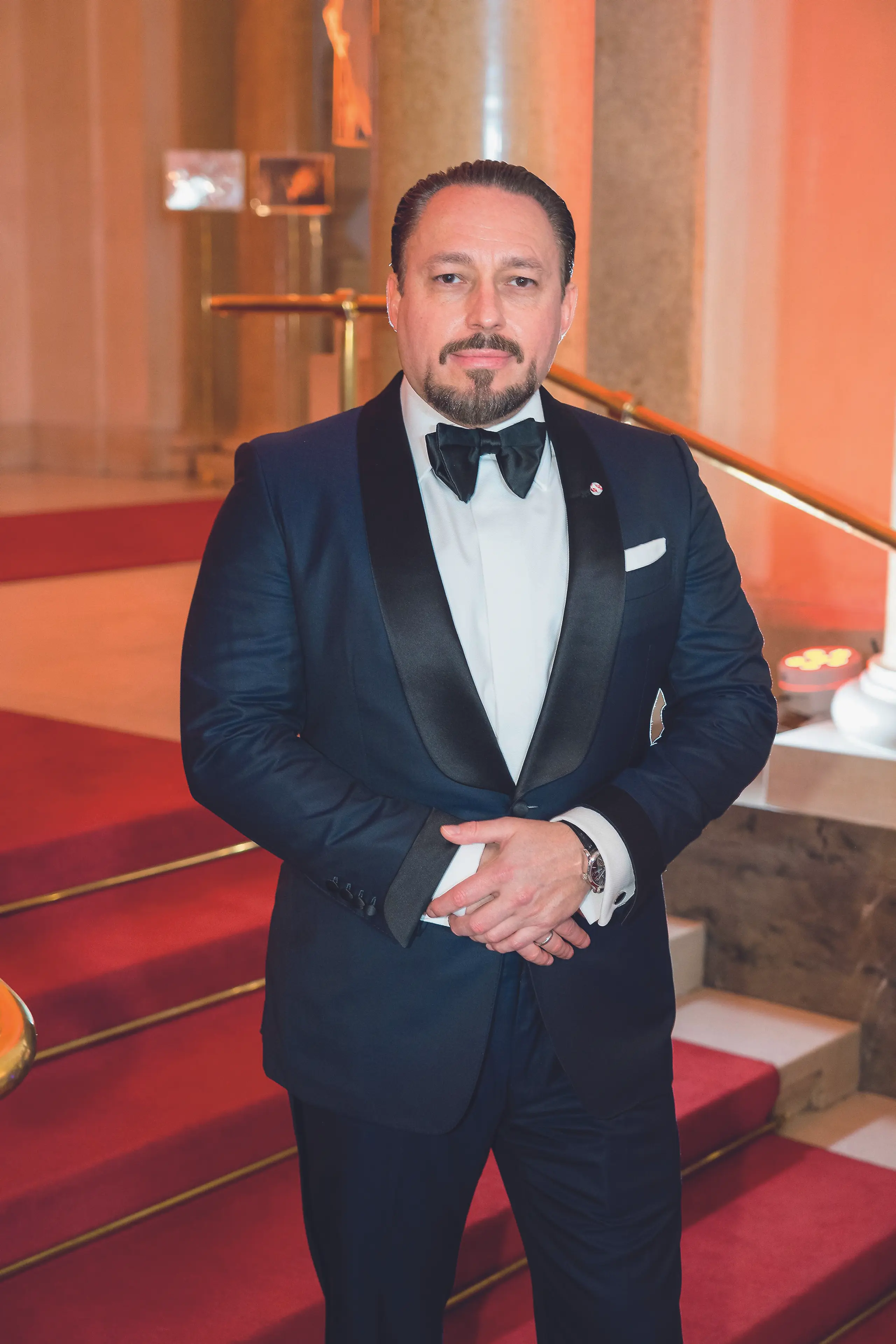 Klemens Hallmann bei der ROMY Gala 2023 in der Wiener Hofburg. Österreichischer Schauspiel- und TV-Preis.