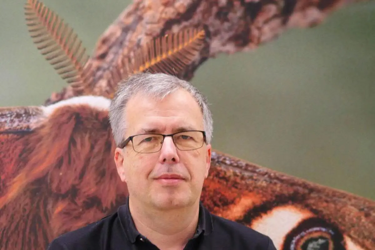 Peter Huemer entdeckte den Schmetterling