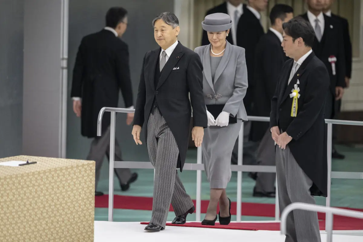 Japans "Tenno" Naruhito bei Gedenkzeremonie zum 2. Weltkrieg