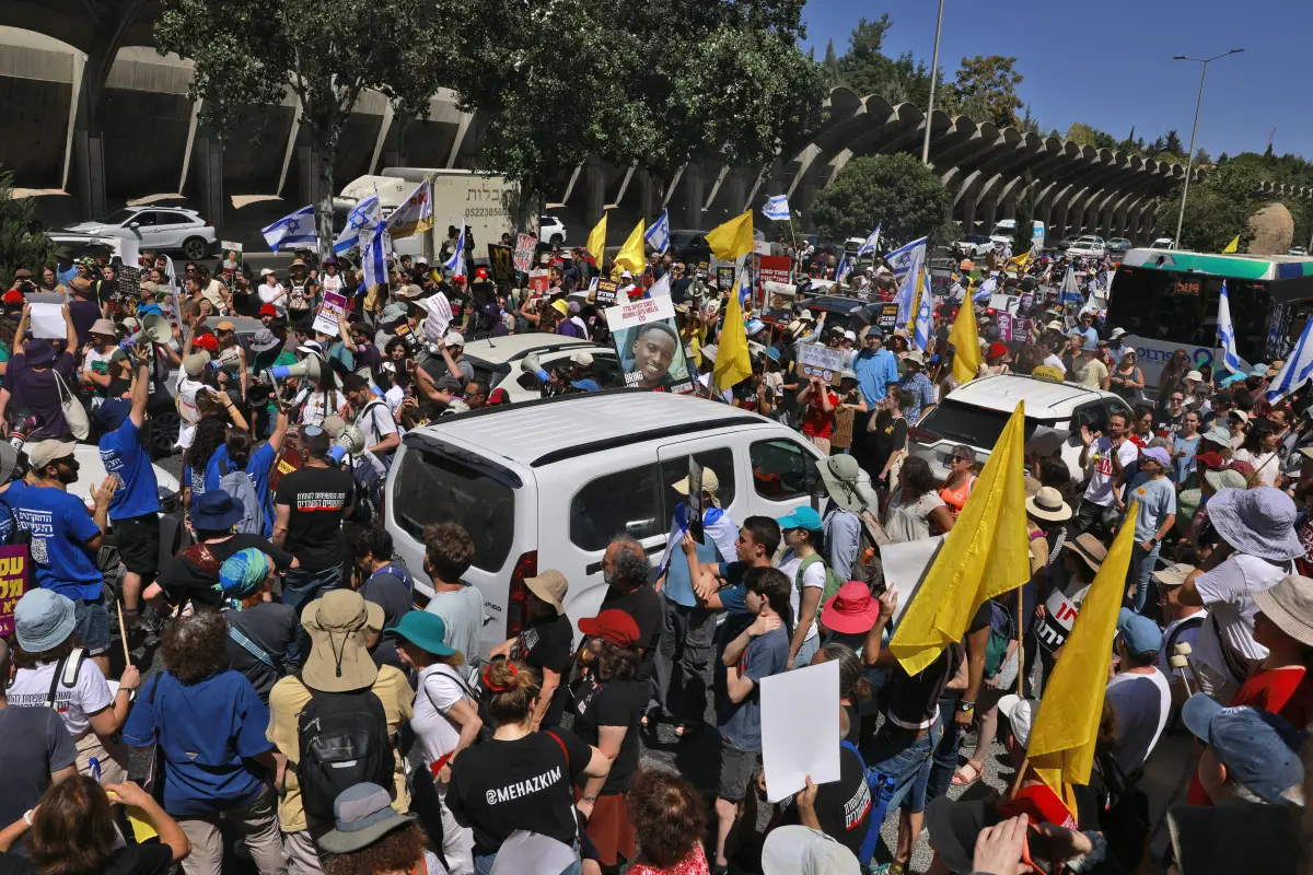 Demonstranten blockierten zahlreiche Straßen