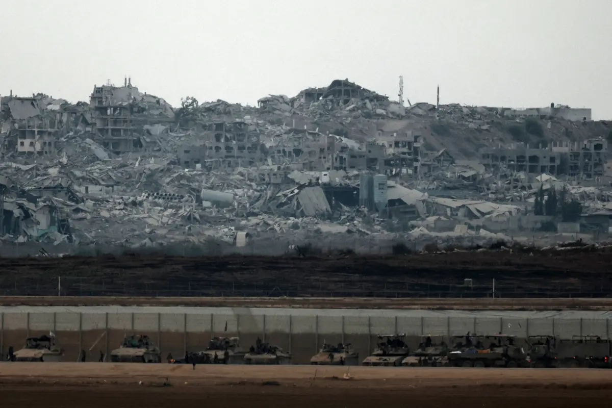 Zerstörte Gebäude im Gazastreifen