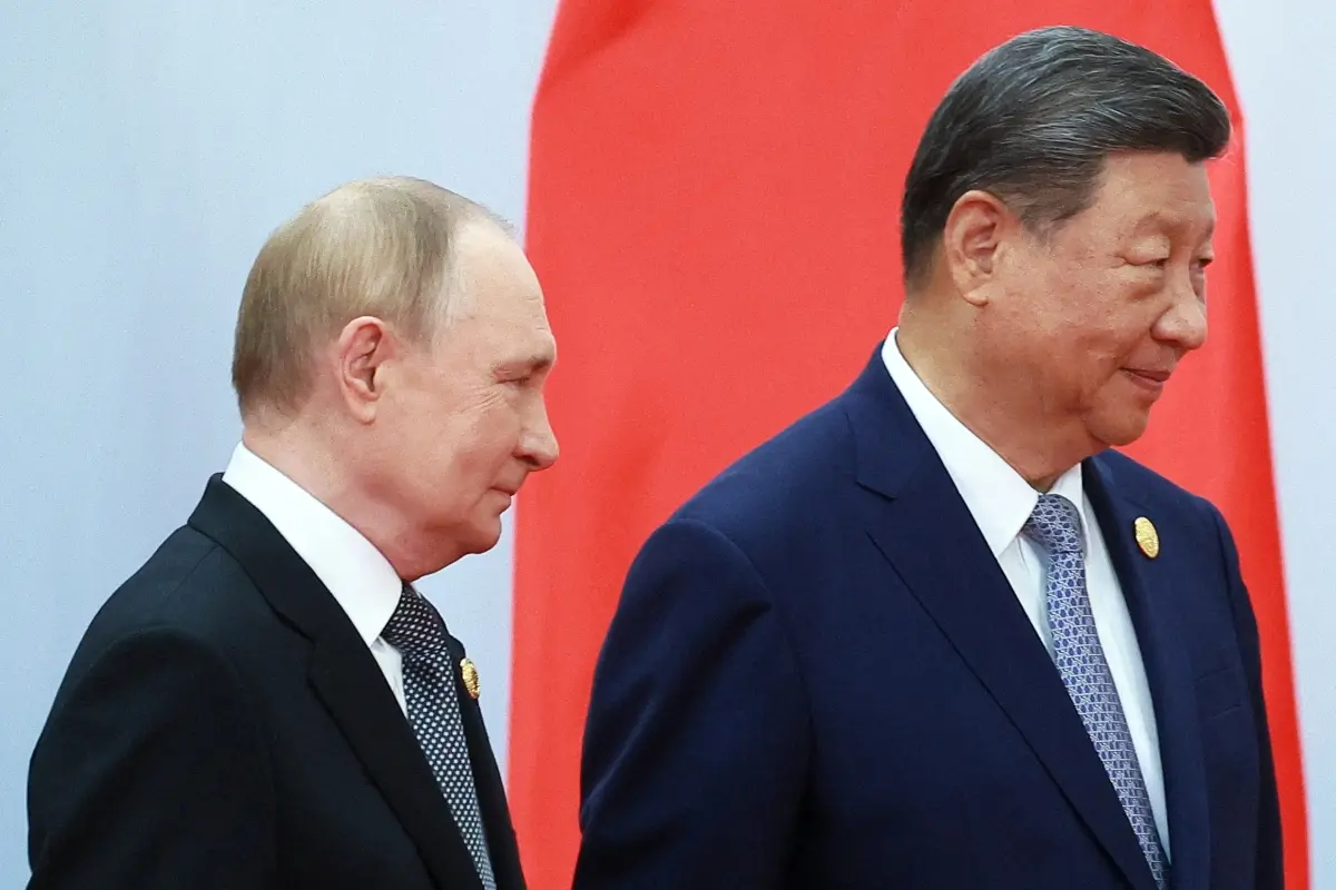 Putin (li) und Xi