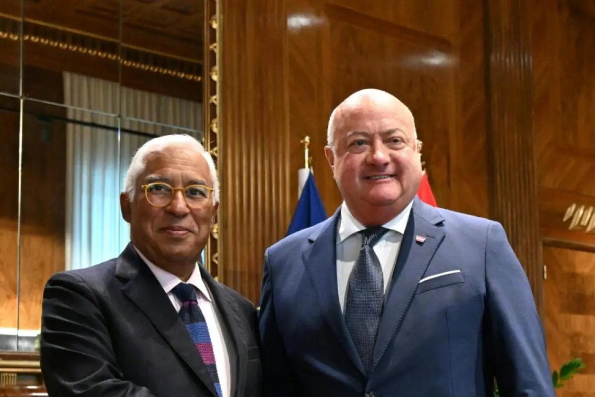 EU-Ratspräsident Costa bei Bundeskanzler Stocker