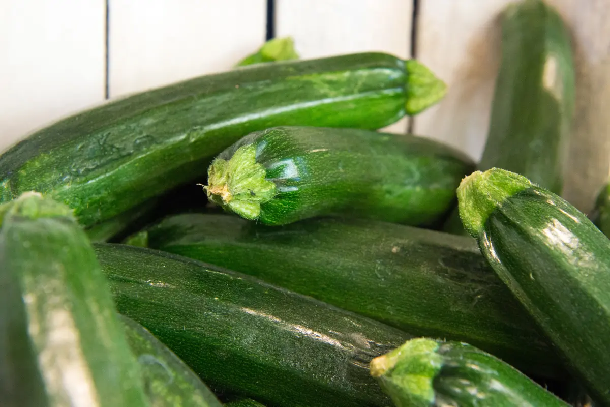 Bevor man die Zucchini verarbeitetet, sollte man sie kosten