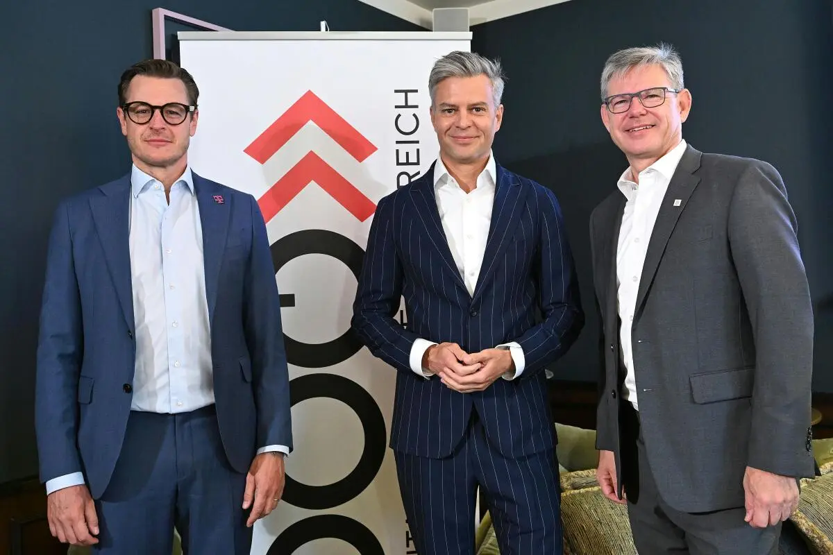 v.l.n.r.: Kicker (Magenta), Arnoldner (A1), Schrefl ("Drei")