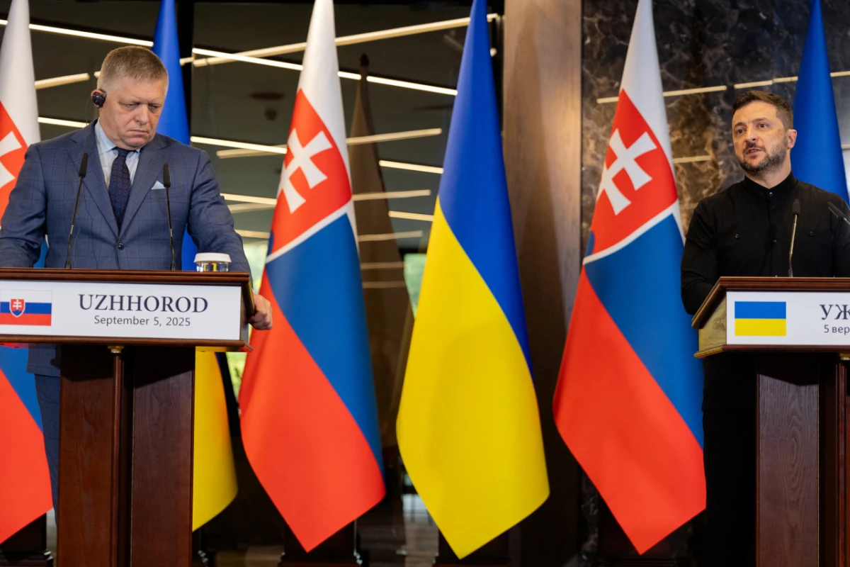 Treffen in Uschgorod nahe der ukrainisch-slowakischen Grenze