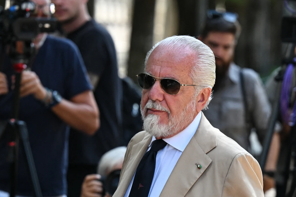 Auch Prominente verabschiedeten sich: Aurelio de Laurentiis