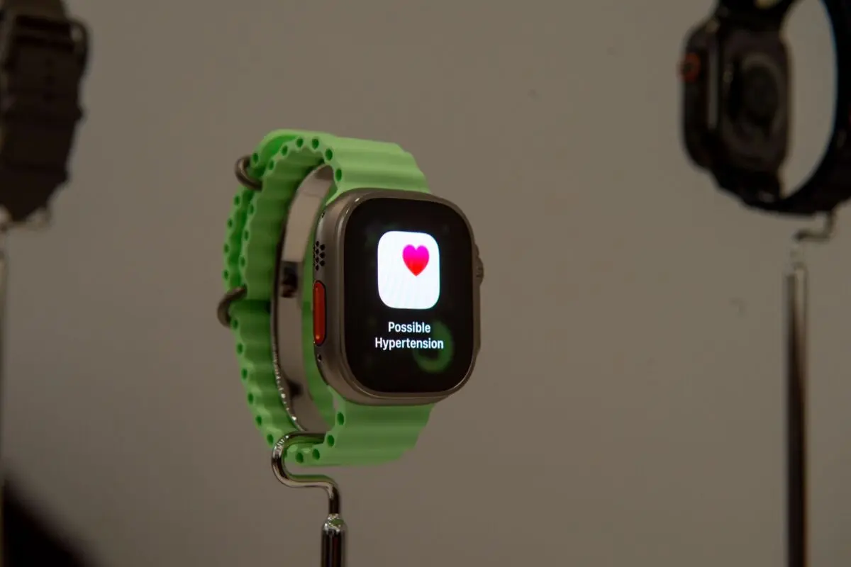 Die Apple Watches können den Blutdruck nun optisch im Auge behalten