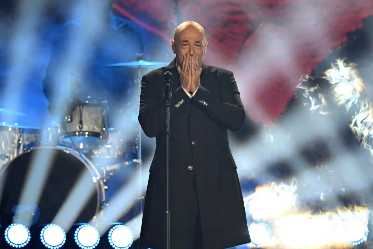 Der Graf bei Verleihung der Goldenen Henne in Leipzig