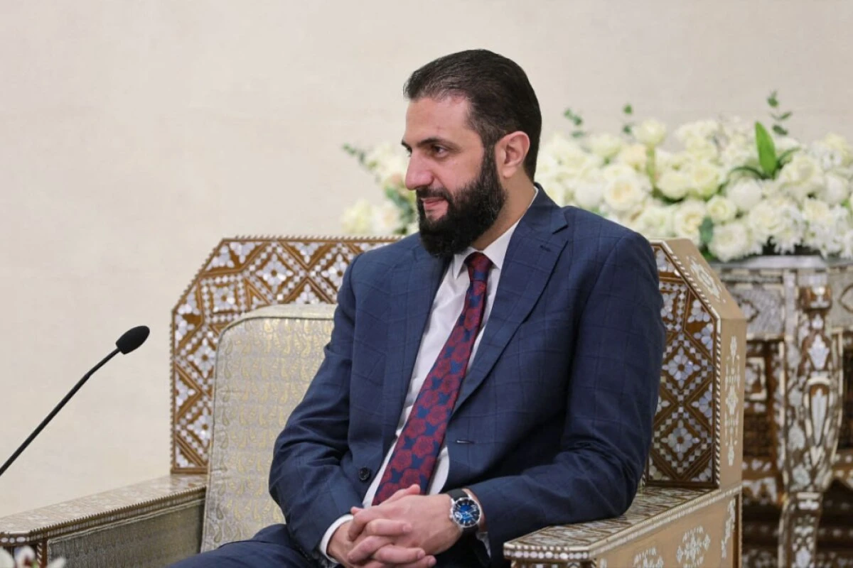 Syriens Interimspräsident Ahmad al-Sharaa
