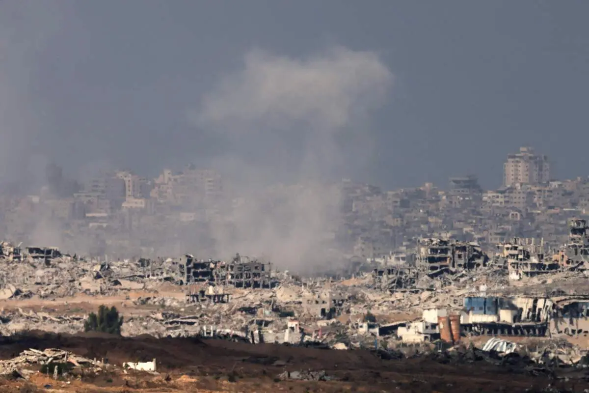 Die Stadt Gaza ist unter heftigem Beschuss