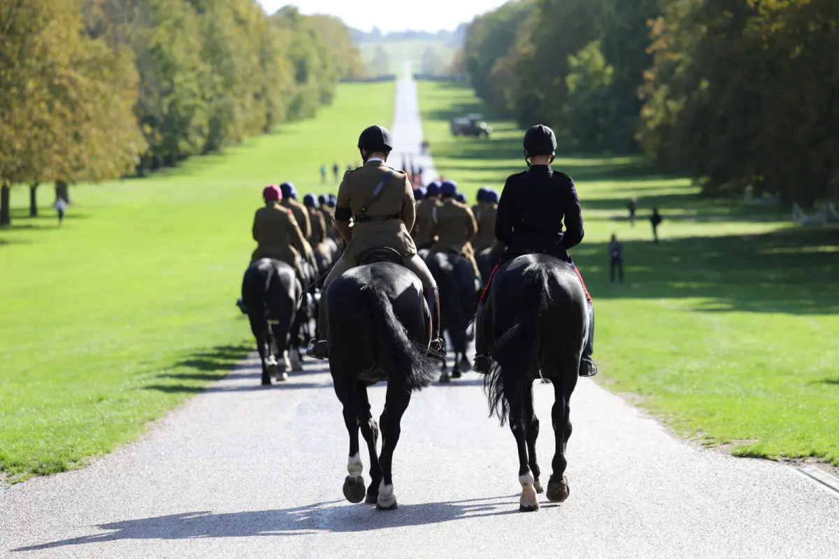 Vorbereitungen auf Schloss Windsor laufen auf Hochtouren