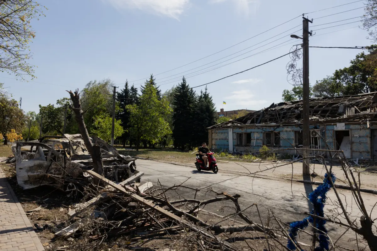 Ukraine stark kriegsgeschädigt