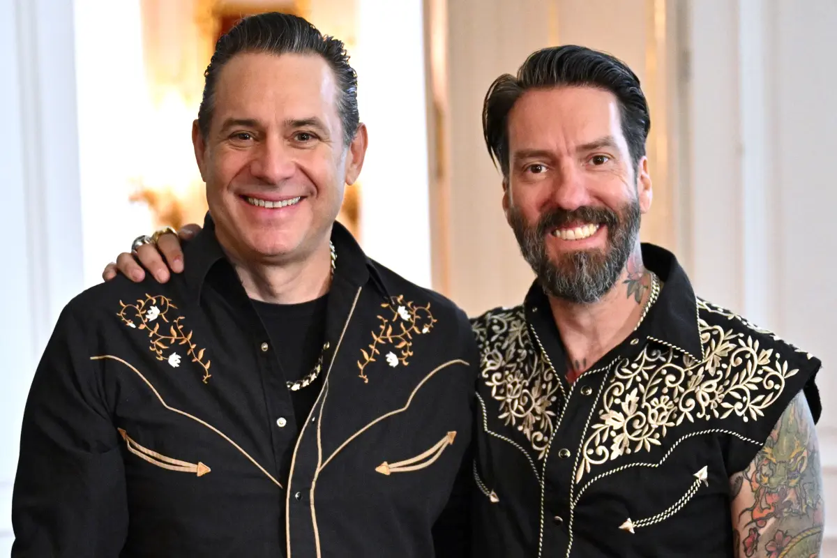 Sascha Vollmer (l.) und Alec Völkel ("The BossHoss") neulich in Wien