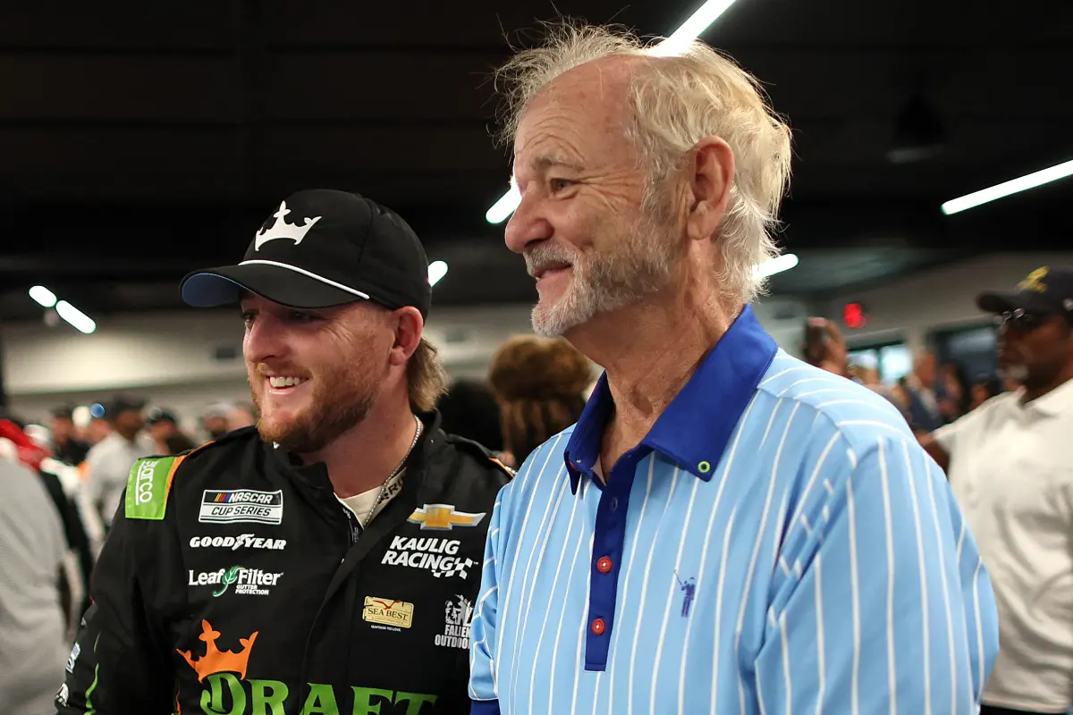 Murray war Anfang September Gast bei einem NASCAR-Rennen
