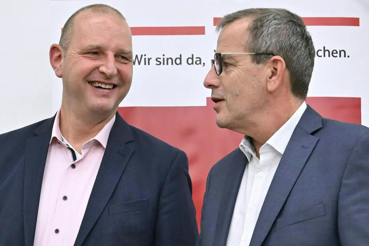 Eckehard Quin und Christian Meidlinger geben sich kämpferisch