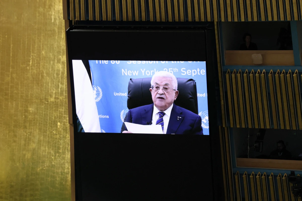 Abbas hielt Rede wegen US-Einreiseverbot per Videoschaltung