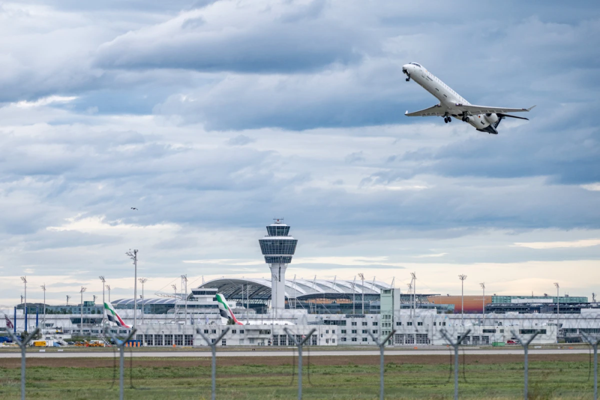 Flugbetrieb am Airport München