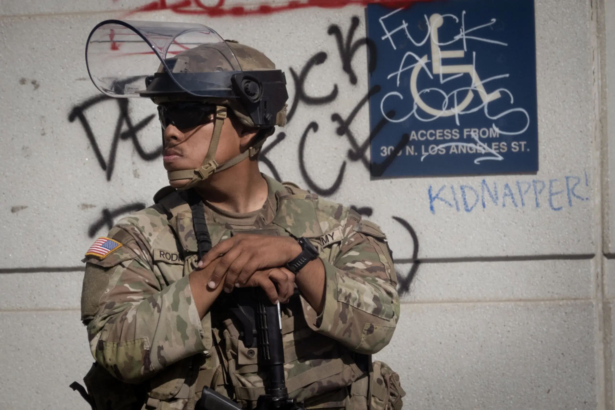 Trump schickte Soldaten auch nach Los Angeles