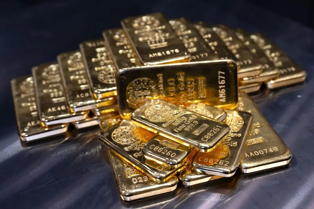 ++ ARCHIVBILD ++ Goldpreis stieg erstmals über 4.000 Dollar