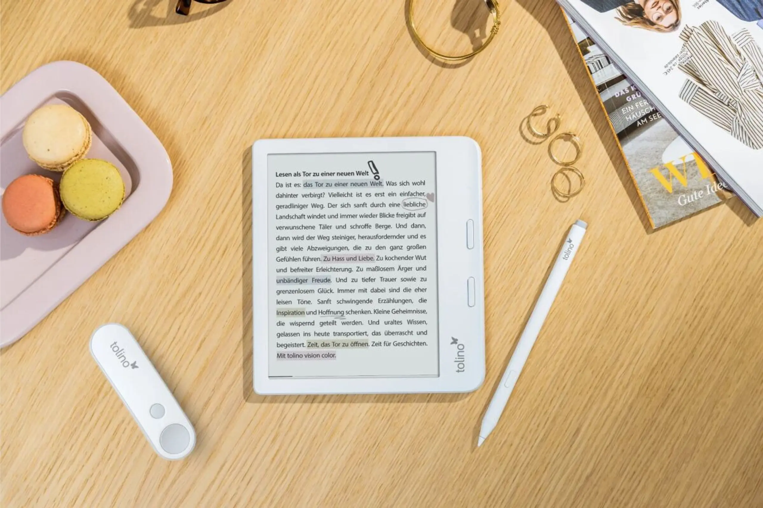 Bei motorischen Einschränkungen kann die Flip das Lesen erleichtern