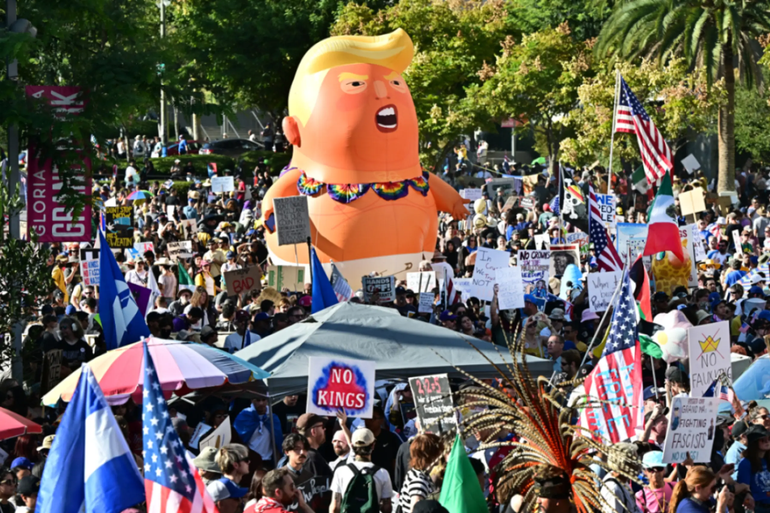 Massenproteste gegen Trump in den USA