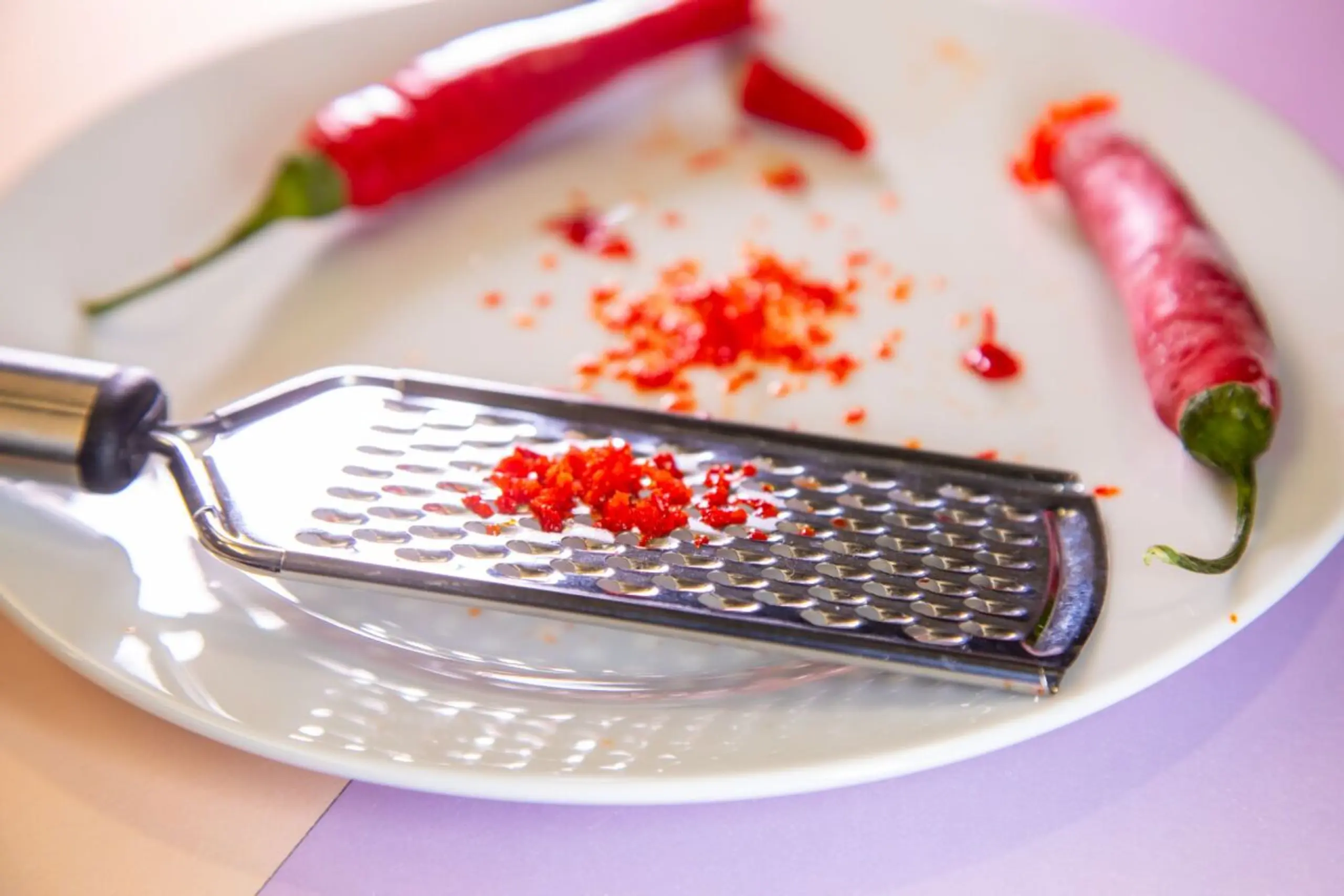 Fazit: Der Hack funktioniert - das Ergebnis sind feine Chiliraspel