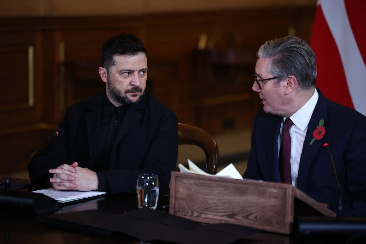 Selenskyj bei Starmer in London