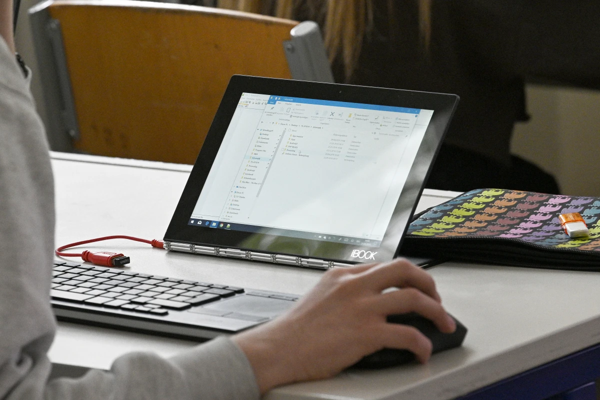 Bei den Schülern kommen digitale Medien im Unterricht gut an