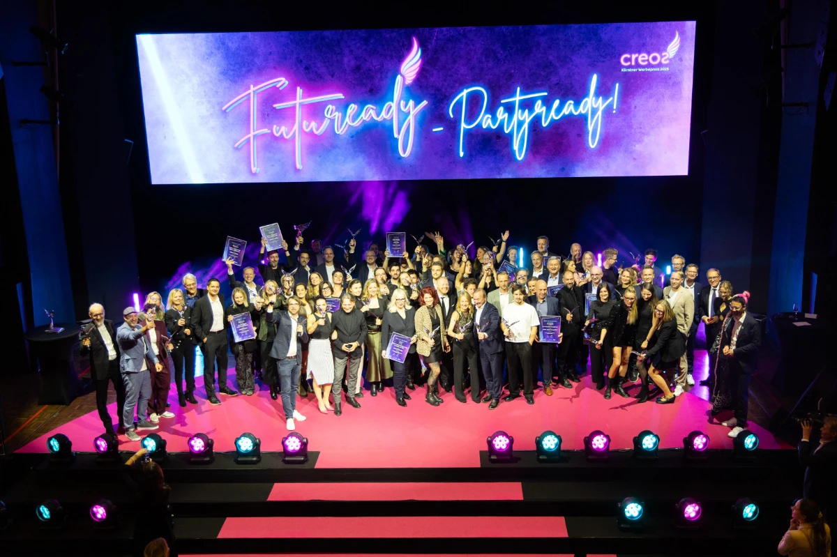 Die Agentur Lux holt sechs Auszeichnungen beim Kärntner Werbepreis Creos 2025