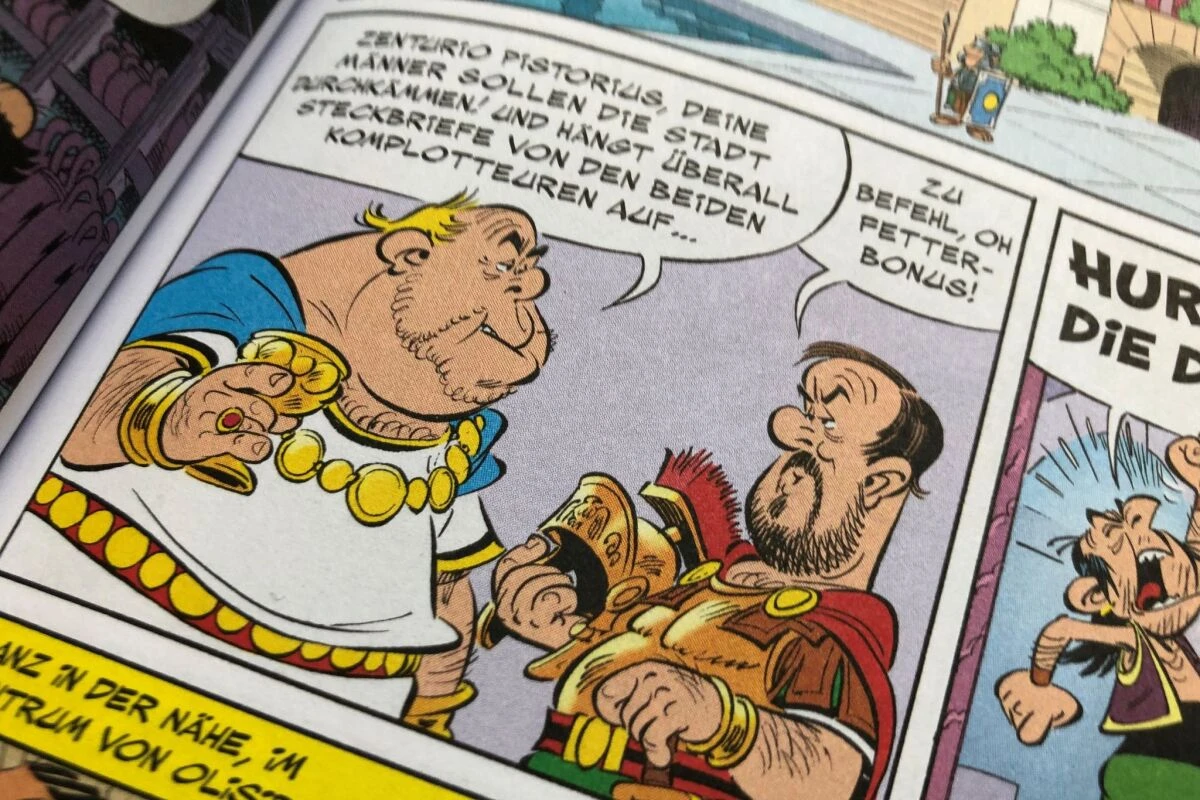 Im neuen "Asterix-"-Band ist ein Zenturio namens Pistorius vertreten