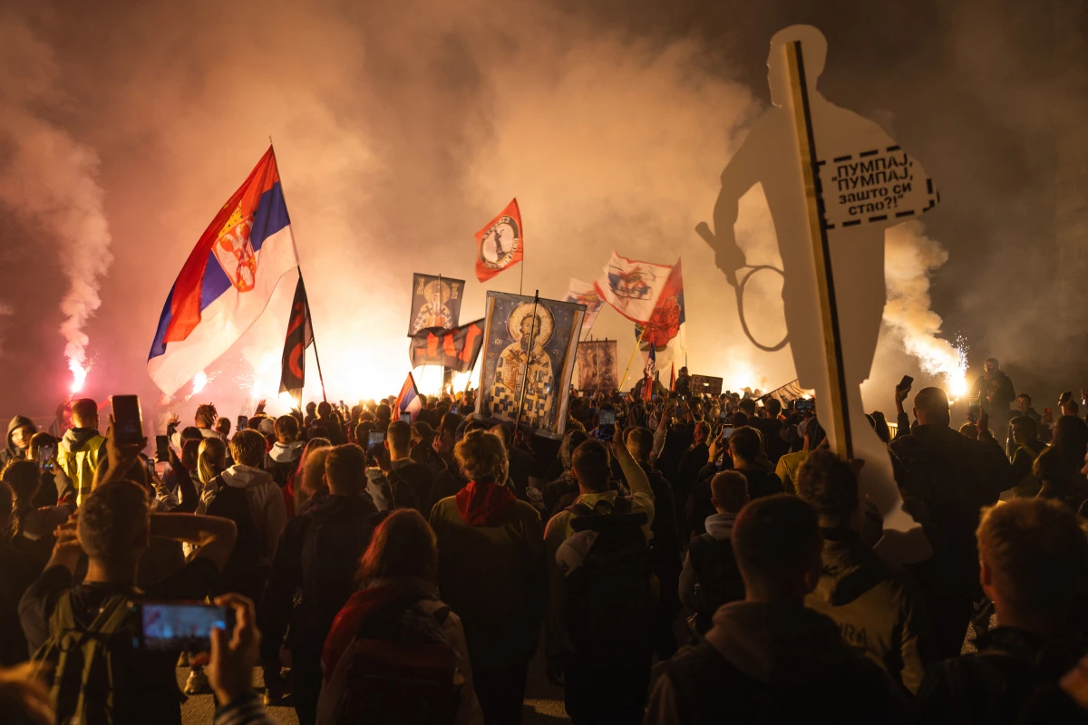 Studenten gedenken in Novi Sad der Opfer