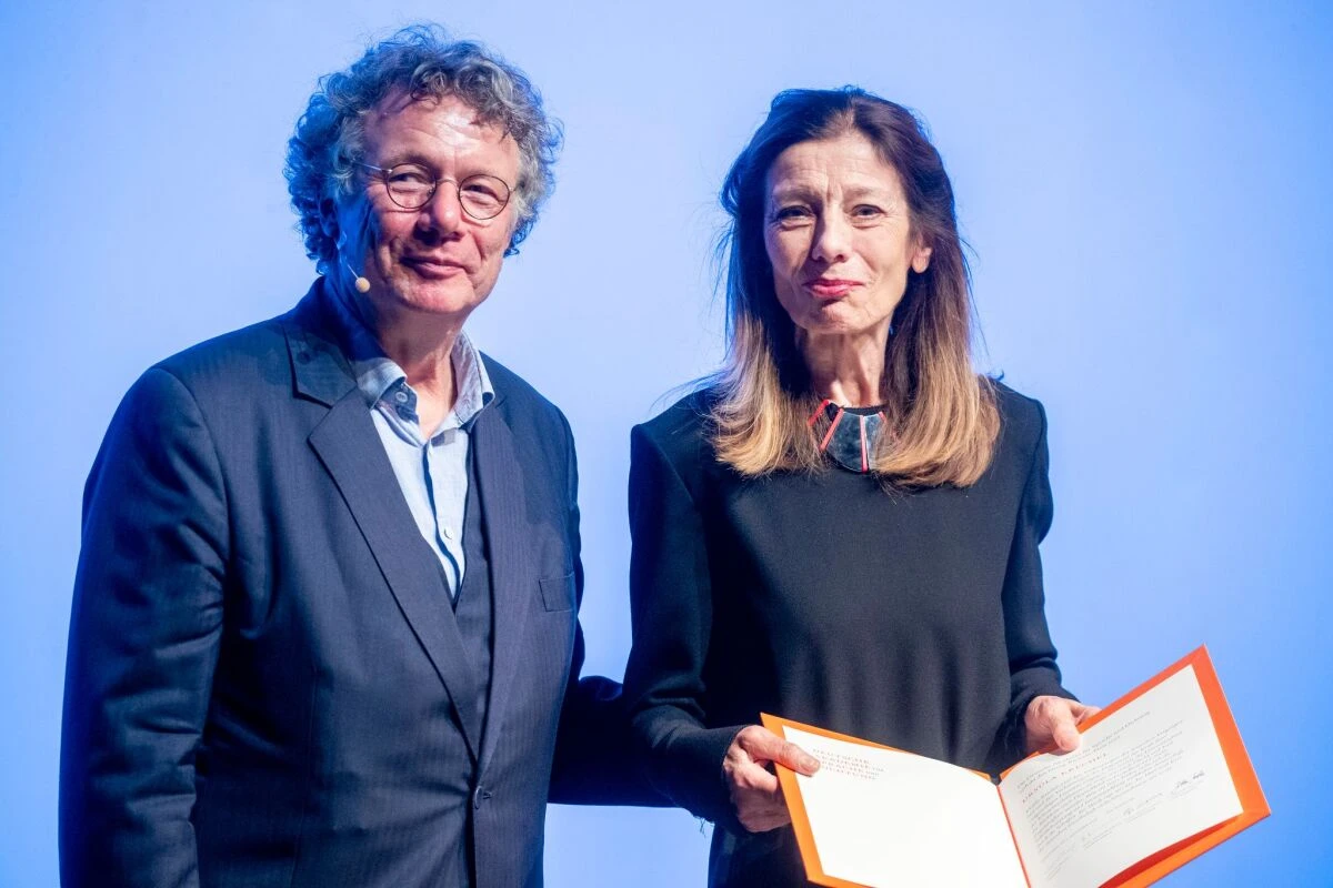 Ursula Krechel bei der Verleihung des Büchner-Preises in Darmstadt